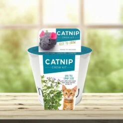 Catnip Herb Grow Kit With Mouse Toy (2-Pack) 18 Catnip Herb Grow Kit With Mouse Toy (2-Pack) -Garden State Bulb garden state bulb hydroponic seed starters ech 18 02 01 76 1000