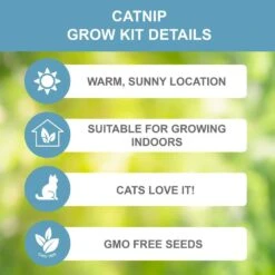 Catnip Herb Grow Kit With Mouse Toy (2-Pack) 13 Catnip Herb Grow Kit With Mouse Toy (2-Pack) -Garden State Bulb garden state bulb hydroponic seed starters ech 18 02 01 c3 1000